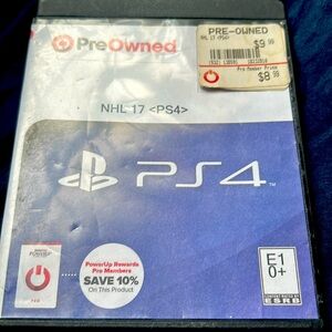 NHL 17 PS4 Current Gen (Just in case if you want some nostalgia)